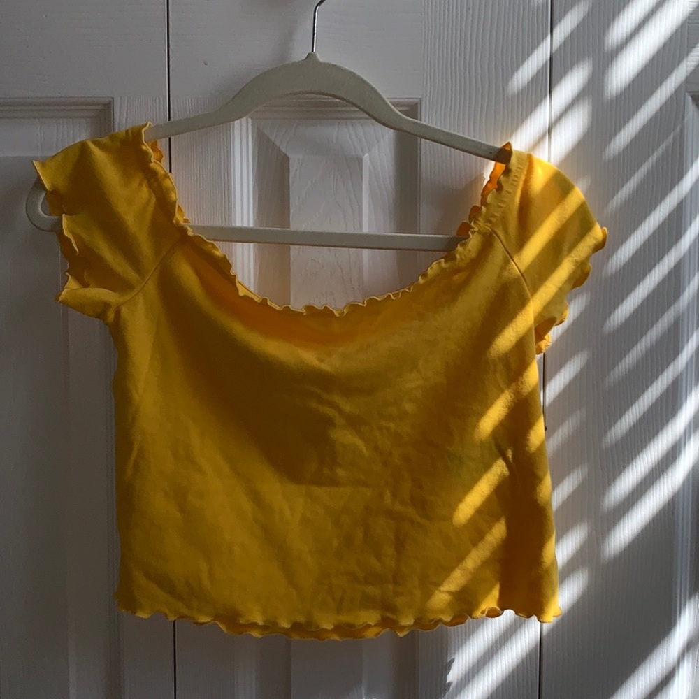 H&M yellow top